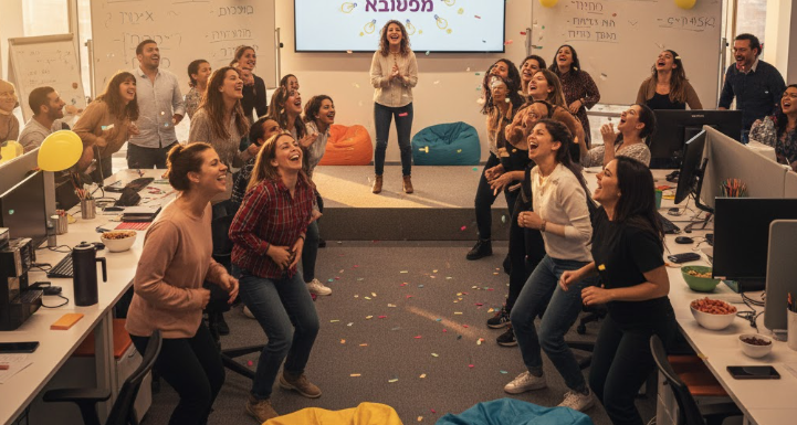 סדנת צחוק בעבודה