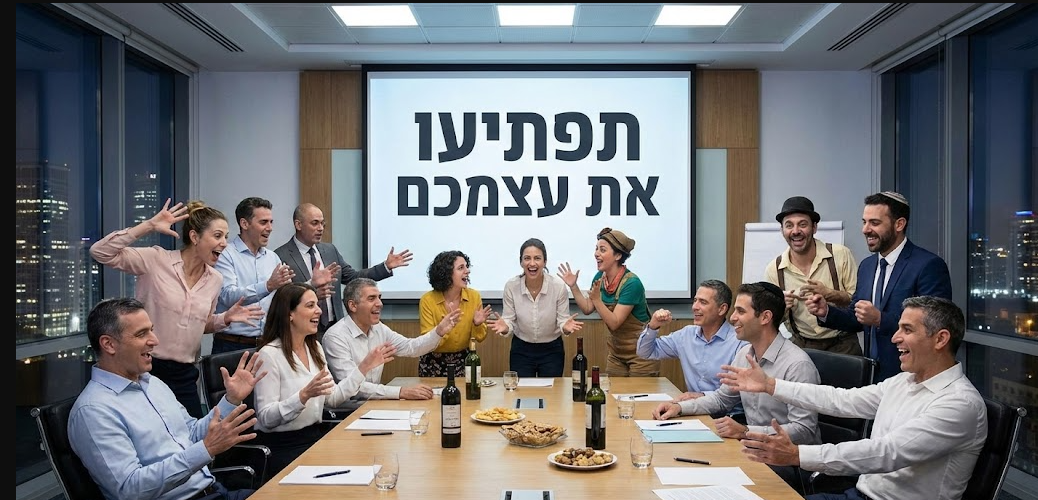 מופע בידור בסדנה לגיבוש מנהלים